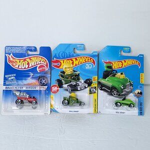Hot Wheels Skull Shaker Pedal Driver Radio Flyer Wagon  Lot Of 3 NEW